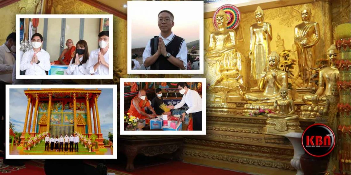 មិនចុះចាញ់នឹងបេសកម្មធ្វើបុណ្យ១០០វត្តនៅខ្មែរ! សេដ្ឋីថៃម្នាក់បន្តយកទ័យទានដល់១៣វត្តបានសម្រេចក្នុងខេត្តកណ្តាល