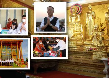 មិនចុះចាញ់នឹងបេសកម្មធ្វើបុណ្យ១០០វត្តនៅខ្មែរ! សេដ្ឋីថៃម្នាក់បន្តយកទ័យទានដល់១៣វត្តបានសម្រេចក្នុងខេត្តកណ្តាល