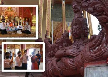 ទូរទស្សន៍ផ្នែកកម្សាន្តឈានមុខគេមួយនៅកម្ពុជា ធ្វើបុណ្យ១០០វត្ត ដោយមិនខ្លាចនឿហត់