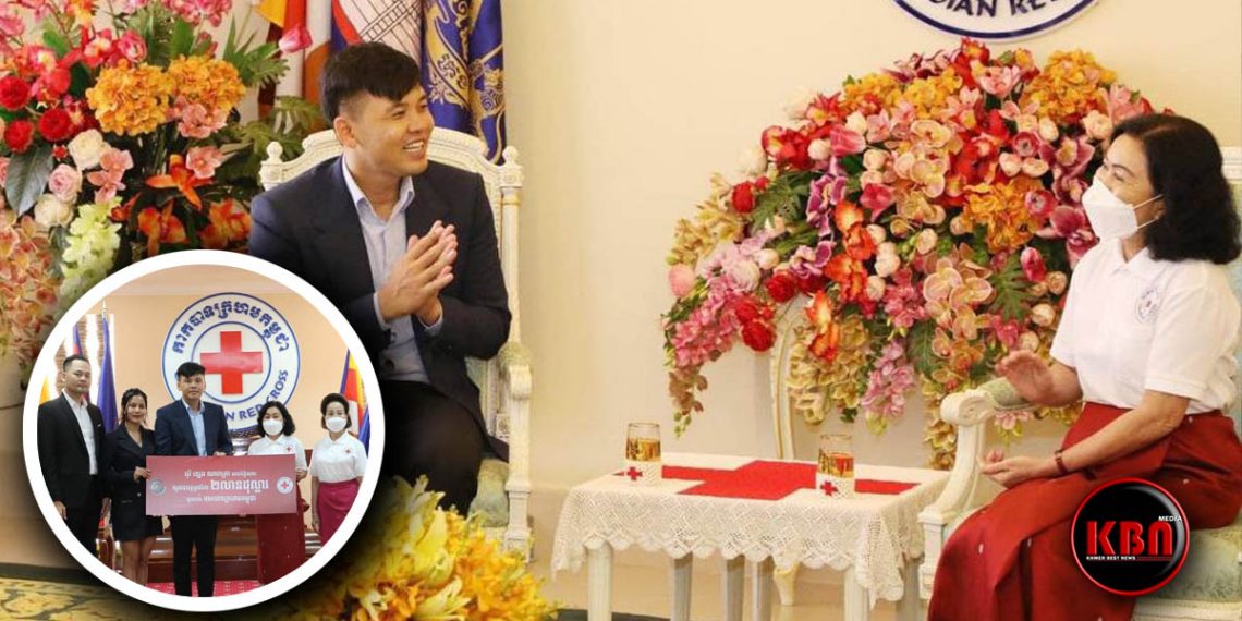 ពិតជាមិនធម្មតាមែនសុខៗស្រាប់តែអ្នកឧកញ៉ាវ័យក្មេង ឡេង ណាវ៉ាត្រា ឧបត្ថម្ភថវិកាចំនួន ២លានដុល្លារ ជូនកាកបាទក្រហមកម្ពុជា