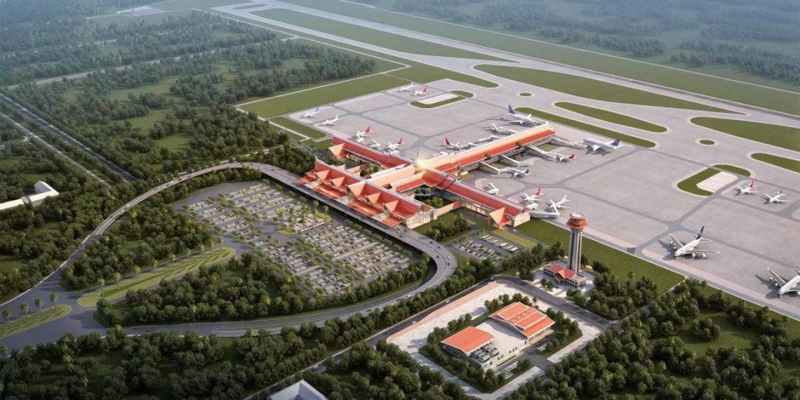 ការសាងសង់ព្រលានយន្តហោះអន្ដរជាតិ សៀមរាបអង្គរថ្មីតម្លៃ៨៨០លានដុល្លារសម្រេច៤០.៦៧%ហើយ