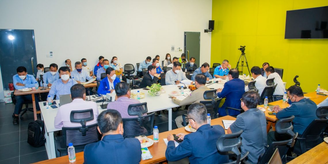 ឯកឧត្តមបណ្ឌិត ថោង ខុន ជំរុញការរៀបចំការងារពិធីការ ត្រៀមពិធីបើក-បិទ ព្រឹត្តិការណ៍ស៊ីហ្គេម ២០២៣