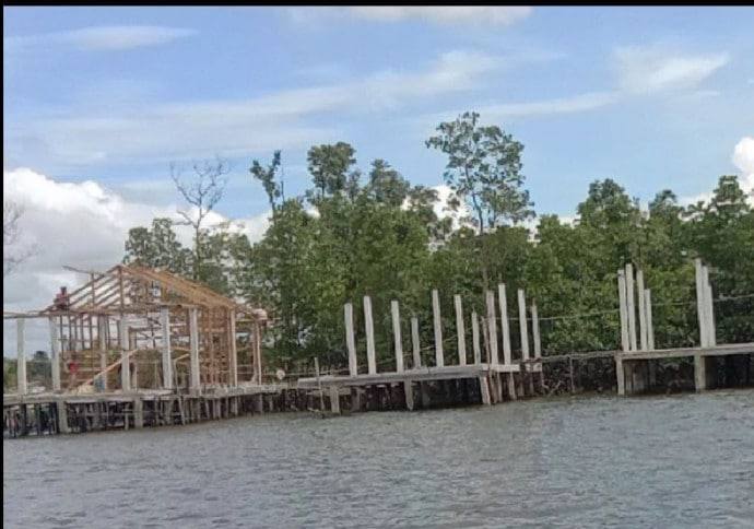 បែកធ្លាយអ្នករកស៊ីម្នាក់ប្រើឥទ្ធិពលឧកញ៉ាដ៏ល្បីឈ្មោះបំពានច្បាប់ចាក់ដីលុបសមុទ្រនិងសង់សំណង់រឹងមាំបំផ្លាញព្រៃកោងកាង