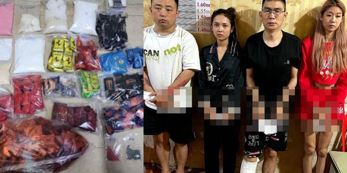 បង្ក្រាបឈ្មួញជួញដូរគ្រឿងញៀន១០០គីឡូជនចិនមួយក្រុម ជាមួយរថយន្តសេរីទំនើប (ចុចមើលលម្អិត)