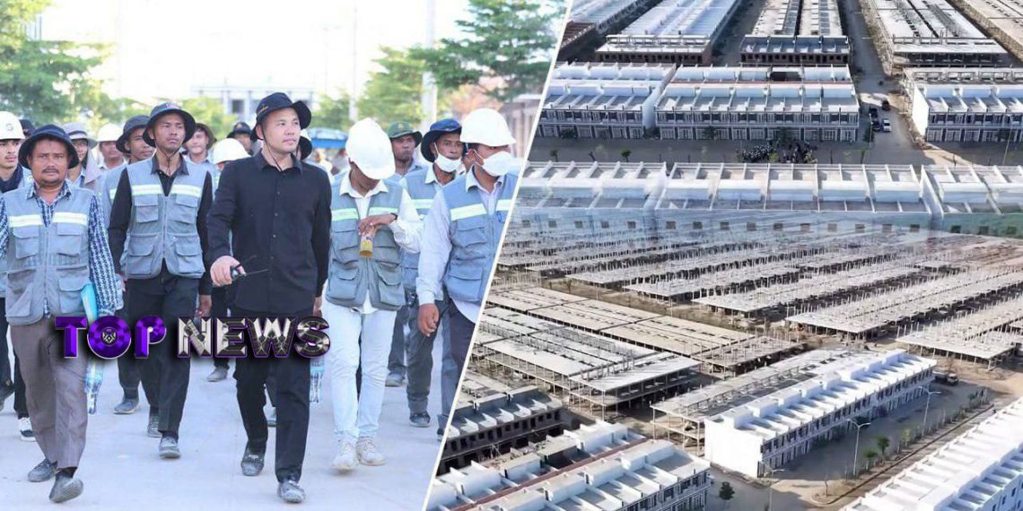 គម្រោង បុរី ឡេង ណាវ៉ាត្រា 6A គិតត្រឹមថ្ងៃនេះ បានដោះស្រាយ នឹងបញ្ចប់បាន 2784 ផ្ទះហើយ (មានវិឌីអូទិដ្ឋភាពជាក់ស្តែង)