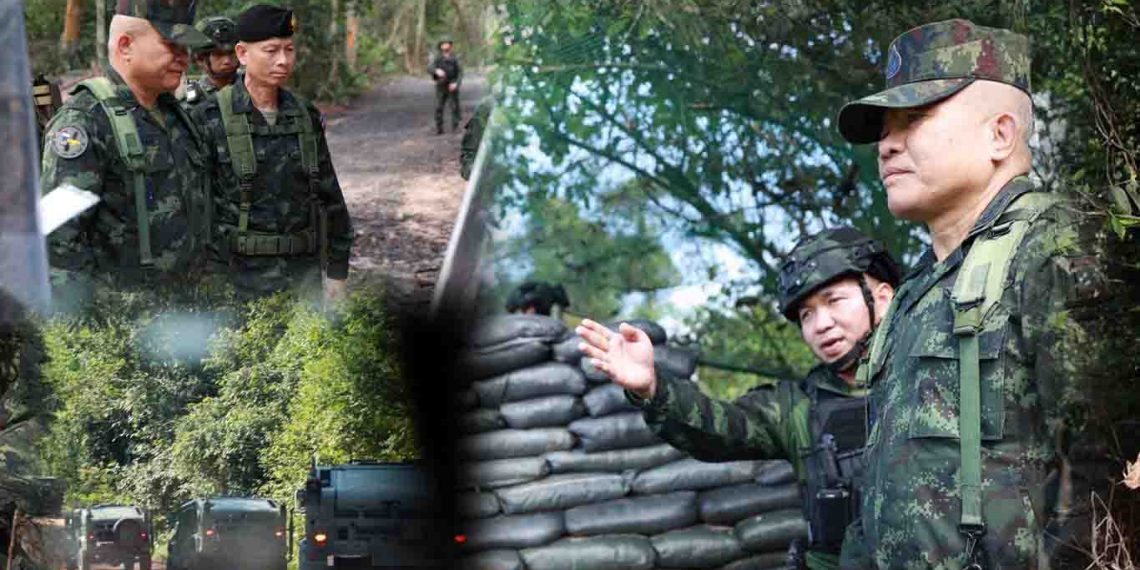 Breaking News 🔥 មេទ័ពថៃភូមិភាគ២ចុះមកដល់លាណដ្ឋានខ្សែត្រៀមជួរមុខដាក់បទបញ្ជារកម្រិតខ្ពស់បំផុតនៃការត្រៀមខ្លួនប្រយុទ្ធ