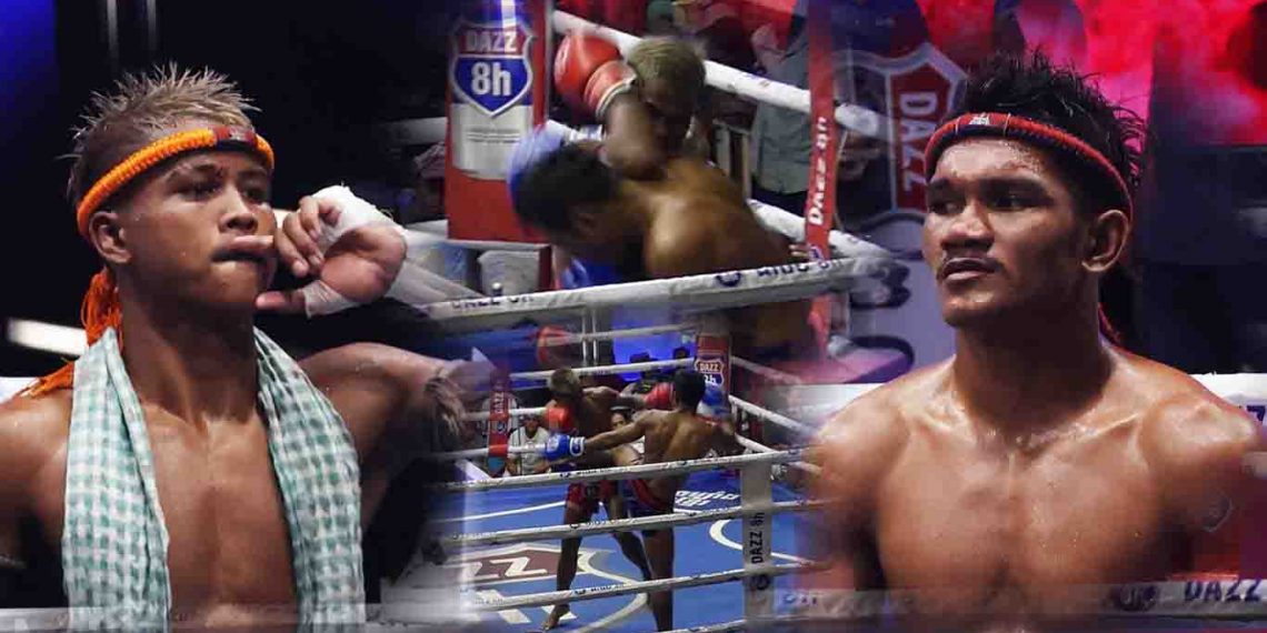 កក្រើកសង្វៀន អ្នកចម្បាំង DAZZ ជុន រឿងសារ៉ូត និង ពេជ្យ សូដាច័ន្ទ ដណ្តើមពានចុងក្រោយ វាយមិនដកដៃឡើយ (មានវិឌីអូប្រកួតពេញ)