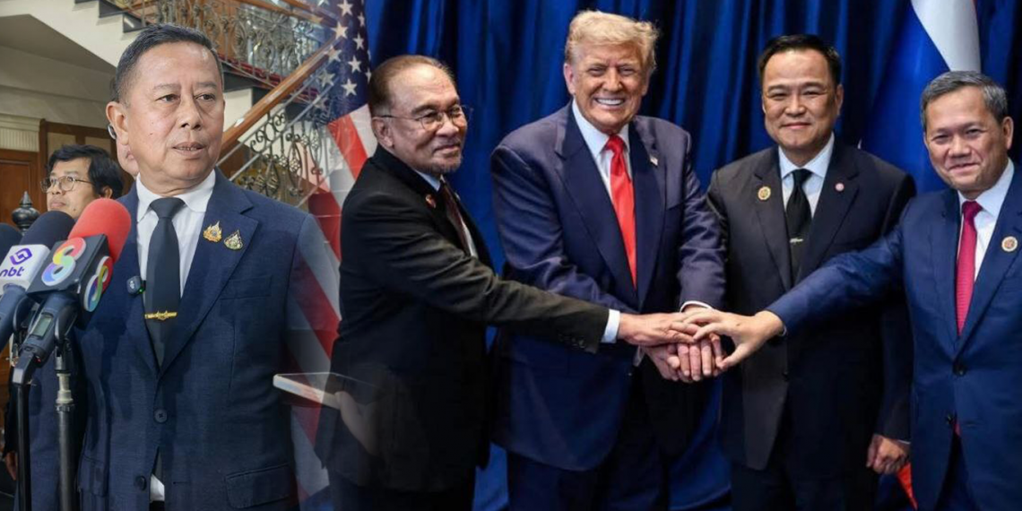 សង្ស័យត្រូវមាត់បងធំហើយ! អនុរដ្ឋមន្ត្រីការពារជាតិថៃចេញមុខកែសម្តីរបស់លោក អនុទីន វិញថា មិនបានលុបចោលកិច្ចព្រមព្រៀងសន្តិភាព..តែ…